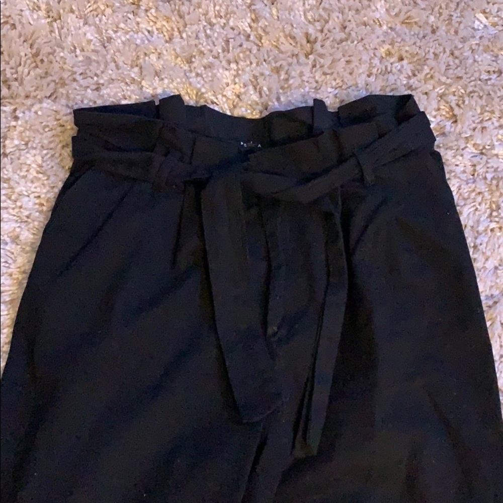 Pacsun black trousers with belt